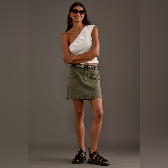 Maeve One-Shoulder Ruffled Top - Picture 5 of 9